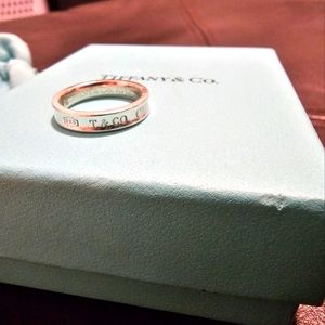 Tiffany 1837 Ring, size 6.5